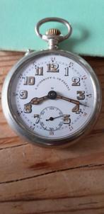Antiek klein 45mm zakhorloge A. Rosskopf, Ophalen of Verzenden