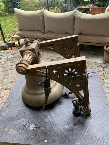 Deurbel trekbel 26cm diameter met mechanisme en klepel beschikbaar voor biedingen