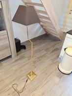 Mooie koperen staan/leeslamp. 150cm hoog, Huis en Inrichting, Lampen | Vloerlampen, Zo goed als nieuw, Ophalen