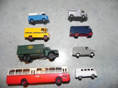 Lot BREKINA H0 camion camionettes bus SNCB SNCV, Hobby & Loisirs créatifs, Trains miniatures | HO, Comme neuf, Autres types, Autres marques