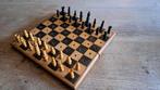 Jeu d'échec mini en bois (vintage), Ophalen of Verzenden
