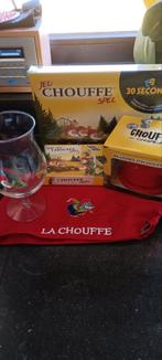 Setje la chouffe. Hints. Chapeau. 30 sec. Muts en glas, Verzamelen, Ophalen of Verzenden, Zo goed als nieuw