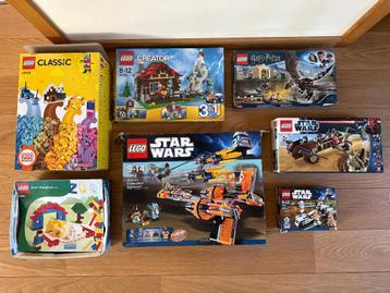 Lego Star Wars, Harry Potter, Creator, Klassieke lege dozen beschikbaar voor biedingen