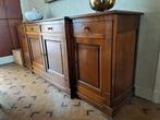 Eettafel - buffetkast - barkast in kersenhout, Huis en Inrichting, Ophalen, Zo goed als nieuw, 6 tot 8 stoelen