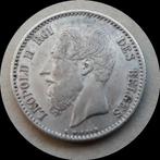 1fr belgische 1867  fdc., Setje, Zilver, Ophalen of Verzenden, Zilver