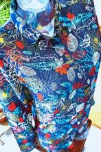 blauw vintage dressing bloemrijke blouse, Kleding | Dames, Maat 38/40 (M), Vintage Dressing, Blauw, Ophalen of Verzenden