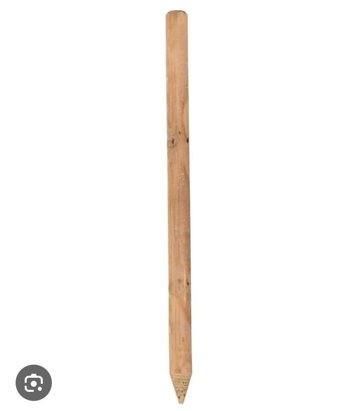 Gefreesde ronde palen, Tuin en Terras, Palen, Balken en Planken, Zo goed als nieuw, Palen, Minder dan 180 cm, Ophalen