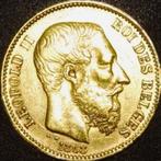 Goud - België - 20 Francs - Leopold II – 1868, Postzegels en Munten, Munten | België, Verzenden, Goud, Losse munt, Goud