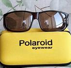 Polaroid zonnebril - overzetbril - met brildoos, Autres marques, Brun, Enlèvement, Utilisé