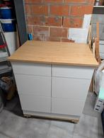 Commode Ikea 6 tiroirs blanche, Ophalen, 5 laden of meer, 50 tot 100 cm, Zo goed als nieuw