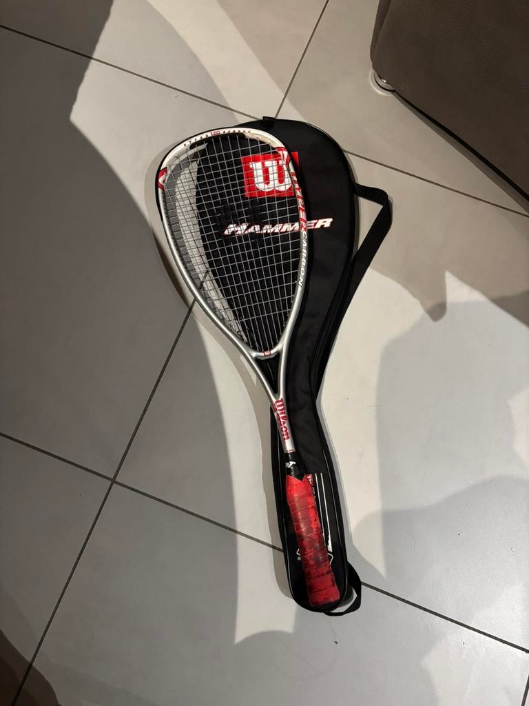 Squash raketten set + zak wilson, Sports & Fitness, Squash, Enlèvement, Comme neuf