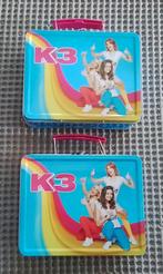 2 blikken kofferdoosjes K3, Enlèvement ou Envoi, Comme neuf