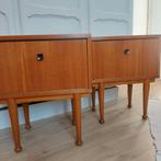 Vintage MDK nachtkastjes, Huis en Inrichting, Ophalen, Minder dan 45 cm, Zo goed als nieuw, Minder dan 55 cm