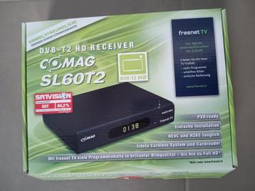 Comag SL60T2 dvb-T2 HD receiver + internet deel beschikbaar voor biedingen
