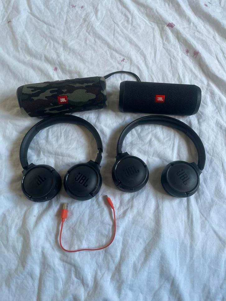 Speakers en koptelefoons JBL, Audio, Tv en Foto, Hoofdtelefoons, Gebruikt, Op oor (supra aural), Overige merken, Bluetooth, Ophalen