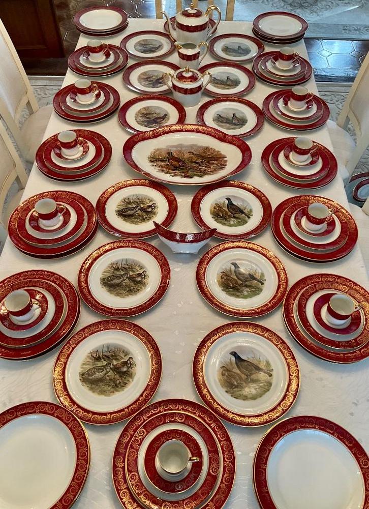 Luxueux Royal Limoges 107 pièces 12 personnes, Antiek en Kunst, Antiek | Servies compleet, Ophalen