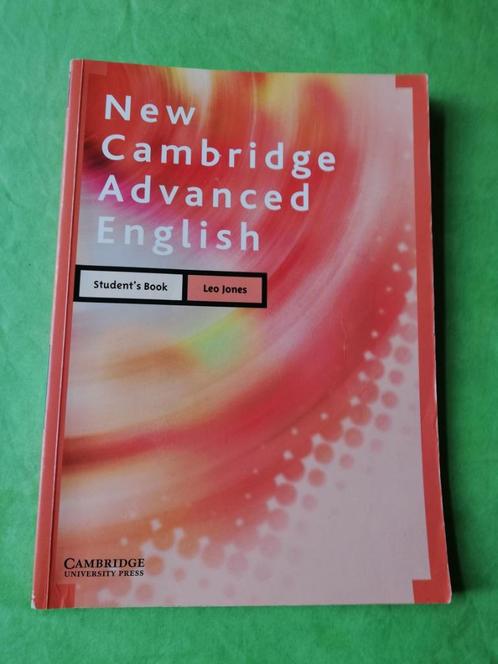 Nouveau livre de l'élève d'anglais avancé de Cambridge - Leo, Livres, Langue | Anglais, Utilisé, Enlèvement ou Envoi