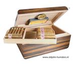 h174 ADORINI HUMIDOR NOVARA L DELUXE 150 SIGAREN sigarenkist, Boite à tabac ou Emballage, Envoi, Neuf