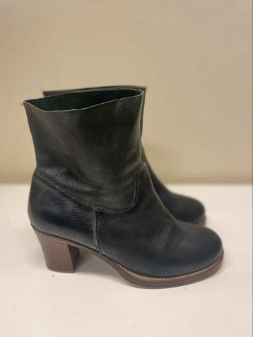 Bottines SPM en cuir taille 41, Comme neuf, Boots et Botinnes, Noir, SPM