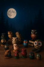 Set decoratieve uiltjes 16exemplaren, Huis en Inrichting, Ophalen, Zo goed als nieuw