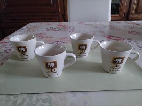 5 Mooie kopjes Cote D^Or, Antiek en Kunst, Antiek | Servies los, Ophalen