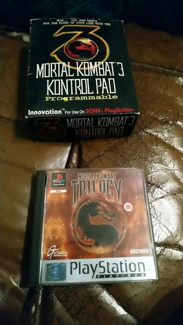 Mortal kombat trilogy en controler  beschikbaar voor biedingen