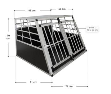 Cage chien XL (endommagée) 