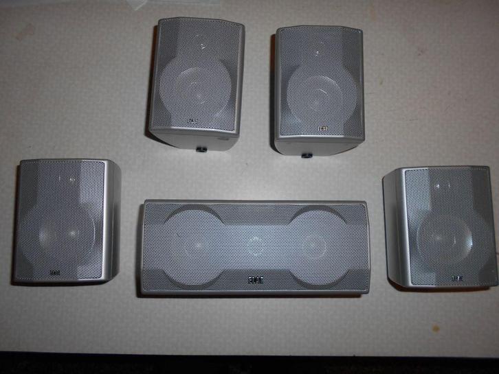 Enceintes Elac cinema 5.0, Audio, Tv en Foto, Luidsprekerboxen, Gebruikt, Surroundset zonder subwoofer, Overige merken, Ophalen