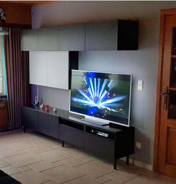 Tv meubel malm ikea, Huis en Inrichting, Ophalen, Zo goed als nieuw