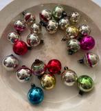 Set4 oude kerstballen, vintage Ajeko kerstversiering, kerst, Ophalen, Gebruikt