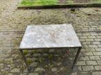 Tuin tafel met marbel top, Tuin en Terras, Ophalen, Zo goed als nieuw