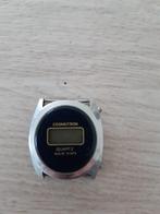 Vintage polshorloge Cosmotron Quartz, Handtassen en Accessoires, Horloges | Heren, Gebruikt, Staal, Polshorloge, Ophalen