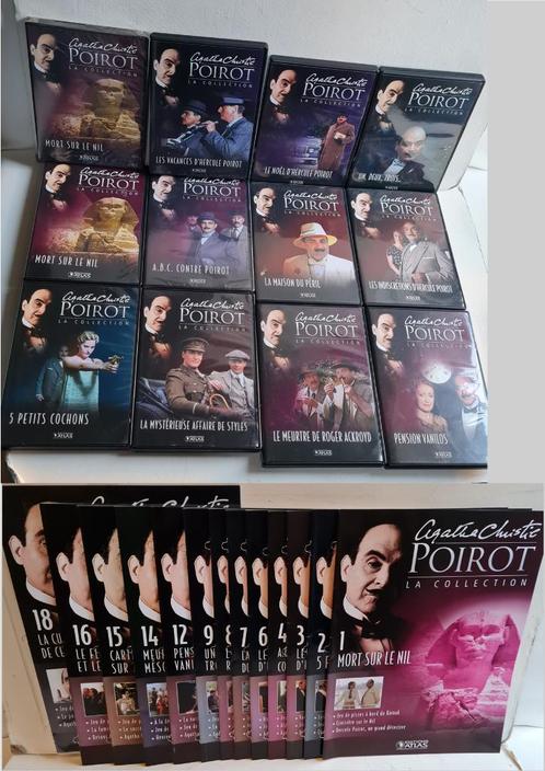 Agatha Christie Policiers Hercule Poirot 19 NOUVEAUX DVD +Su, Livres, Policiers, Comme neuf, Enlèvement ou Envoi