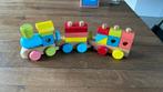 Houten trein, Ophalen, Gebruikt