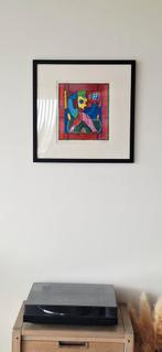 Zeefdruk Clemens Briels - ingekaderd, Ophalen