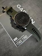 Garmin Fenix 7 Pro Solar, Handtassen en Accessoires, Sporthorloges, Gebruikt, Zwart, Ophalen of Verzenden, Garmin Fenix