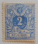 Belgium 1870 - OBP/COB 27 - 2 Ct - Liggende Leeuw - MH*, Timbres & Monnaies, Timbres | Europe | Belgique, Sans enveloppe, Envoi