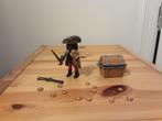 PLaymobil piraat met schatkist en aapje - compleet, Kinderen en Baby's, Speelgoed | Playmobil, Complete set, Ophalen of Verzenden