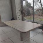 Table de salon en travertin, Comme neuf, 100 à 150 cm, Rectangulaire, 50 à 100 cm