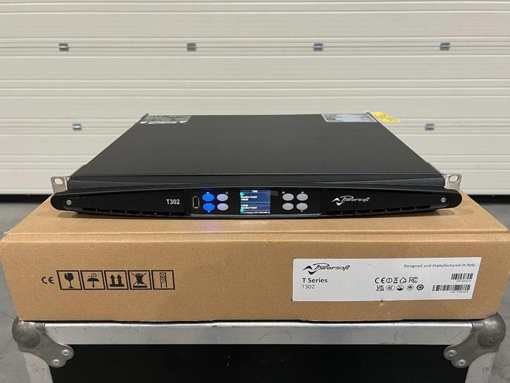 Powersoft T302 DSP+DANTE (1x), Audio, Tv en Foto, Luidsprekerboxen, Zo goed als nieuw, 120 watt of meer, Overige merken, Ophalen of Verzenden
