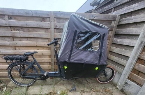 Vogue bakfiets, Fietsen en Brommers, Fietsen | Bakfietsen, Gebruikt, Overige merken, 4 kinderen of meer, Huif, Ophalen