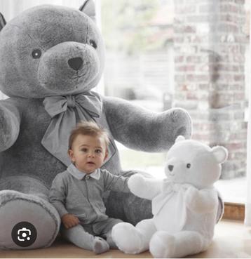 First teddybeer 100cm grijs NIEUW €499 beschikbaar voor biedingen