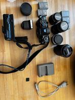 Olympus OMD EM5 Mark II + lenzen en accessoires, Audio, Tv en Foto, Fotocamera's Digitaal, Ophalen, Zo goed als nieuw, Olympus