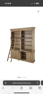 Eiken kast/ Bibliotheek Maison du monde NIEUW!, Ophalen, Eikenhout