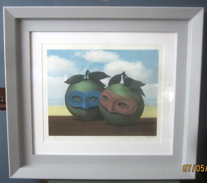 'La valse hésitation' - René Magritte, Antiek en Kunst, Kunst | Litho's en Zeefdrukken, Ophalen