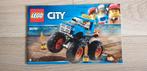 Lego City #60180 - Monster Truck, Enlèvement, Utilisé, Briques en vrac, Lego