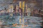 New York, olieverf paletmes op doek, nieuw., Ophalen
