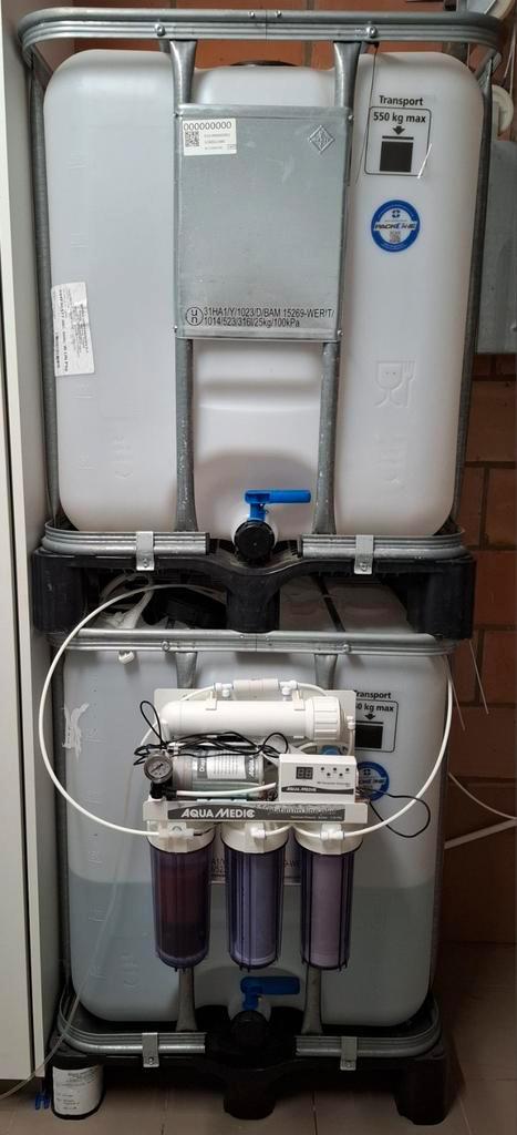 Osmose apparaat Aquamedic platinum line plus + IBC vaten, Dieren en Toebehoren, Vissen | Aquaria en Toebehoren, Zo goed als nieuw