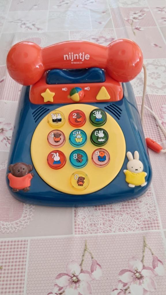 Clementoni Vind Nijntje telefoon, Kinderen en Baby's, Speelgoed | Educatief en Creatief, Gebruikt, Taal en Lezen, Met licht, Met geluid