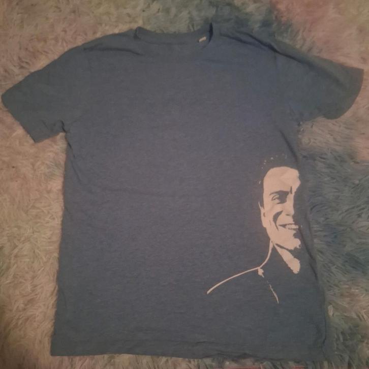 Niels Destadsbader Blauwe T-shirt 2022 officiële concert, Kinderen en Baby's, Kinderkleding | Maat 170, Zo goed als nieuw, Jongen of Meisje